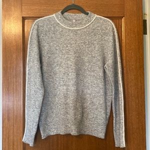 Athleta light grey wool sweater